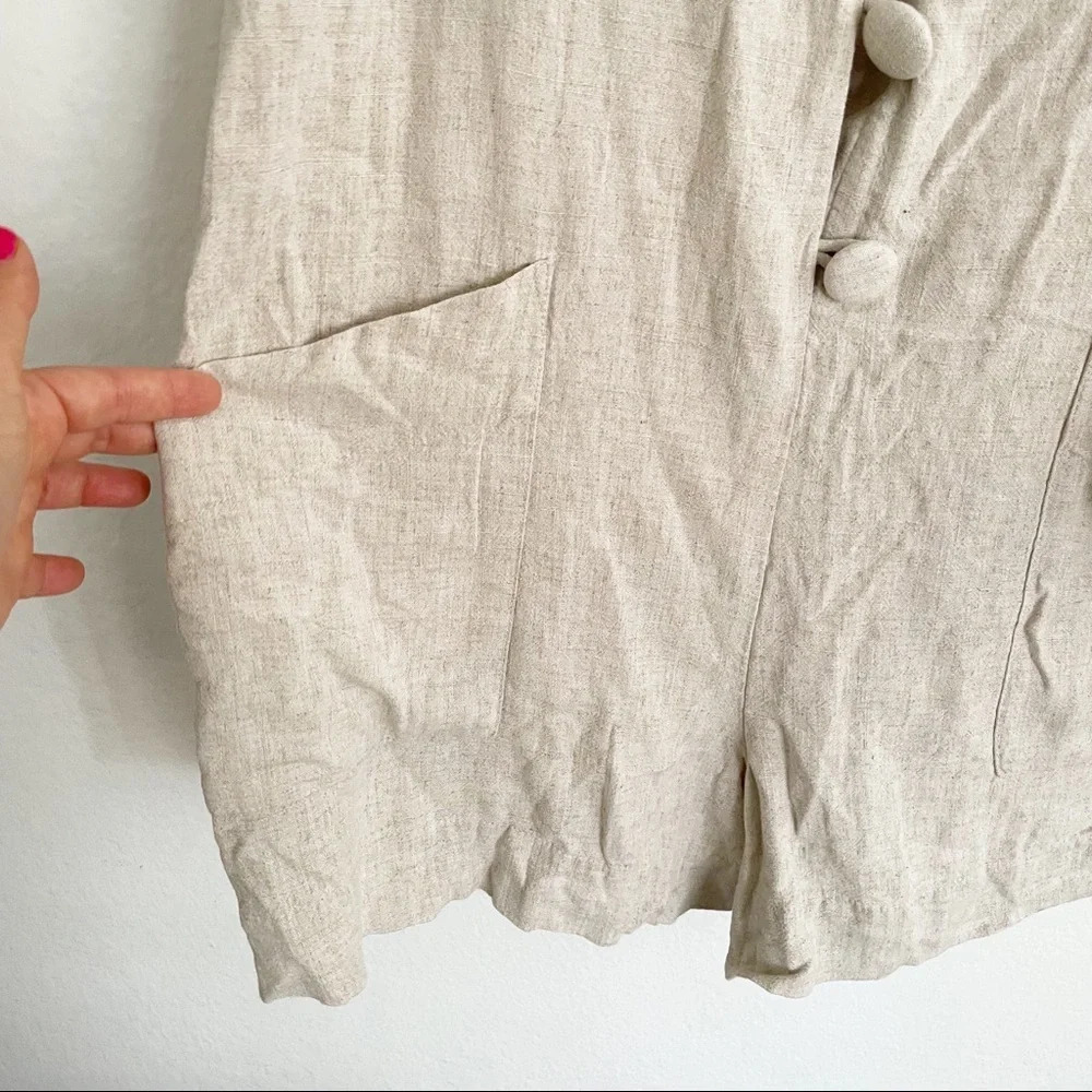 Topshop | linen romper - Picture 4 of 7